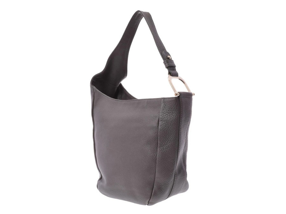 ucci Greenwich hobo bag Gray Brown Soft Leather